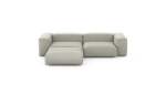 Three Module Chaise Sofa - Linen - Stone - 272CM X 199CM