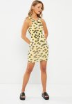 Sissi Sleeveless Short Dress Jrs - Black Flower