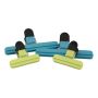 Bag Sealing Clips Mixed Colours 2 Large & 2 Small - 155X90MM/78X65MM