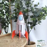 Shaped Pillow Rocket Space