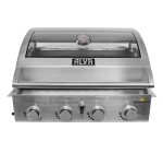 Alva GSS4BTT Mojave 4 Burner Stainless Steel Build-in Gas Braai