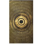 Goldair Gold Leaf Abstract 2 Print On Canvas 700 X 1400