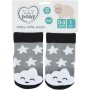 Made 4 Baby Unisex Monochrome Rattle Socks 0-3M