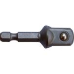 Tork Craft Socket Adaptor 1 4M Sq X 50MM 1 4M Hex Shank Carded