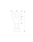 Terminal Preinsulated Red Ring 5.0MM - 1R5