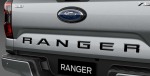 Next Gen Ford Ranger Matte Black Tailgate Lettering Inserts For
