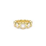 SWAROVSKI Imber Ring Mixed Round Cuts White Gold-tone Plated - 60