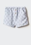 Shorts Hoja - Sky-blue