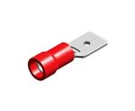 M1-4.8V 5 Red Push On Male