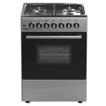 totai 60cm 4 burner gas stove & electric oven in stainless steel