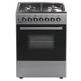 totai 60cm 4 burner gas stove & electric oven in stainless steel