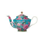 Maxwell & Williams Teas & C's Silk Road Teapot + Infuser 1L Aqua - Aqua