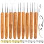 9 Piece Dreadlock Crochet Needle Dreadlocks Crochet Hook For Hair Dread Needle