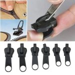 6PCS 3 Sizes Universal Instant Fix Zipper Repair Kit Replacement Zip Slider Teeth Rescue New Design Zippers Sewing Clothes