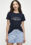 Sissy Boy Mindful: Regular Fit Multi-technique Logo Top - Navy