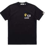 Mens Patch T-Shirt In Black - Black 3XL