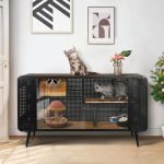 Xahzsm Spacious Cat House Cat Apartment With Tempered Glass Suitable For Living Room Corridor Study And Other Spaces Modern Mini