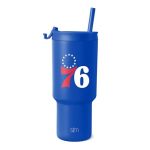 Simple Modern Officially Licensed Nba 76ERS 30 Oz Tumbler With Flip Lid And Straws Insulated Cup Stainless Steel Gifts For Men W