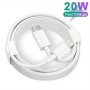 20W Fast Charging Adapter - Charge Your For Iphone For Ipad For Airpods & More Devices At Full Speed