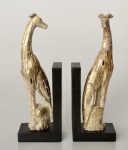 S 2 Champagne Resin Dog Bookends – 30X21.5CM
