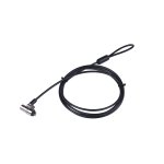 Gizzu Laptop Lock T-bar Standard Security Lock - Cable Length 1.8M - 2 User Keys Included Compatible With Master Key