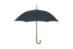 23" Wooden Shaft And Hooked Handle Umbrella