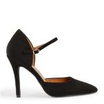Black Suede Sandal