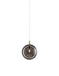 Dante Single Pendant Light – Smoke Amber White Transparent Grey Blue