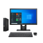 Dell Optiplex 3050 Usff Desktop PC – Intel I5-6500 6TH Gen 8GB DDR4 RAM 256GB SSD Windows 10 Pro 19" LED Monitor USB Keyboard & Mouse Certified Refurbished