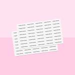 Micro Labels - Pack Of 120