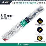 Hss Eco Spotweld Drill Bit 8MMX80MM