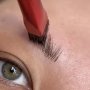 2pcs Wild Eyebrow Brush Square Multifunctional Stereoscopic Painting Hairline Eyebrow Paste Concealer Eyebrow Brush Brow Makeup Brushes Makeup Tool