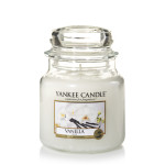 Yankee Candle Vanilla Medium Jar Retail Box No Warranty.product Overview:about Medium Jar Candlesthe Traditional Design Of Our S