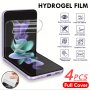 2/4PCS HD Hydrogel Film Screen Protector For Samsung Galaxy Z Flip 5/ Z Flip 4/ Z Flip 3/ Z Flip 5G Protect Film For