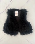 Xhilaration Black Fluffy Sweater Cardigan 2Y