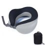 Memory Foam U Shaped Travel Pillow Gray