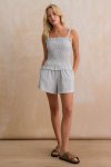 Relaxed Fit Pull-on Shorts - 16 Milk