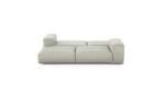 Double Lounger - Linen - Stone - 241CM X 168CM