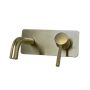 Quality Brass Wall Mounted Mixer & Back Plate Cuive Range