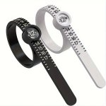 1PC Ring Sizer Measuring Tool Reusable Plastic Finger Size Measuring Tape Clear And Accurate Jewelry Size Making Tool 1-17 Us Ri