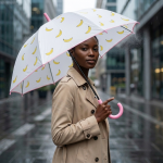 Fruit Print Umbrella 55CM - Stylish Rainy Day Companion