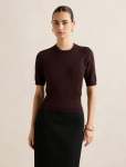 Maisie Short Sleeve T-Shirt - L Chocolate