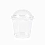 100MLDISPOSABLE Transparent Round Ice Cream Pudding Party Dessert Cups
