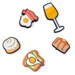 Lets Go Brunch 5 Jibbitz Pack - Multi Osfa