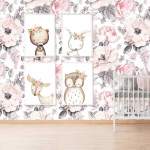 Peony White Wallpaper - 1.2M Wide X 3M High Non-adhesive Requires Wallpaper Glue