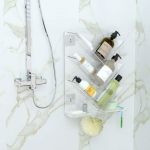 Luxury Acrylic Shower Caddy Wall Mounted