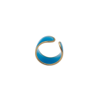 Bubble Blue Acrylic Ring - 56 Sky Blue
