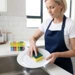 Dual-action Kitchen Cleaning Sponge