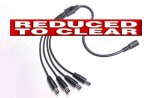 LUMENO 4-WAY Splitter - Reduced To Clear