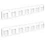2 Pcs Sunglasses Eyeglass Organizer Wall Glasses Holder Sunglasses Display